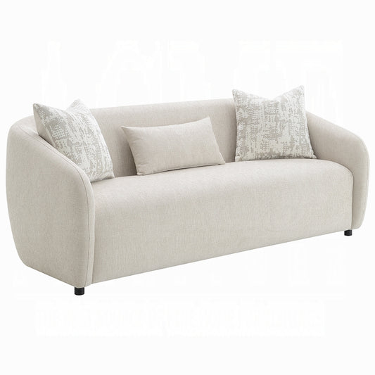 Etienne Beige Linen Sofa Collection by Acme