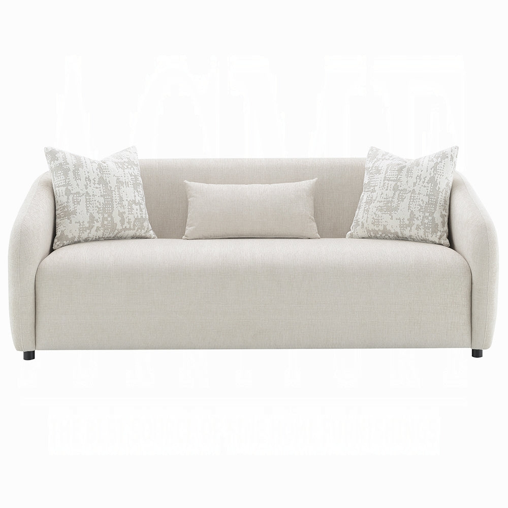 Etienne Beige Linen Sofa Collection by Acme