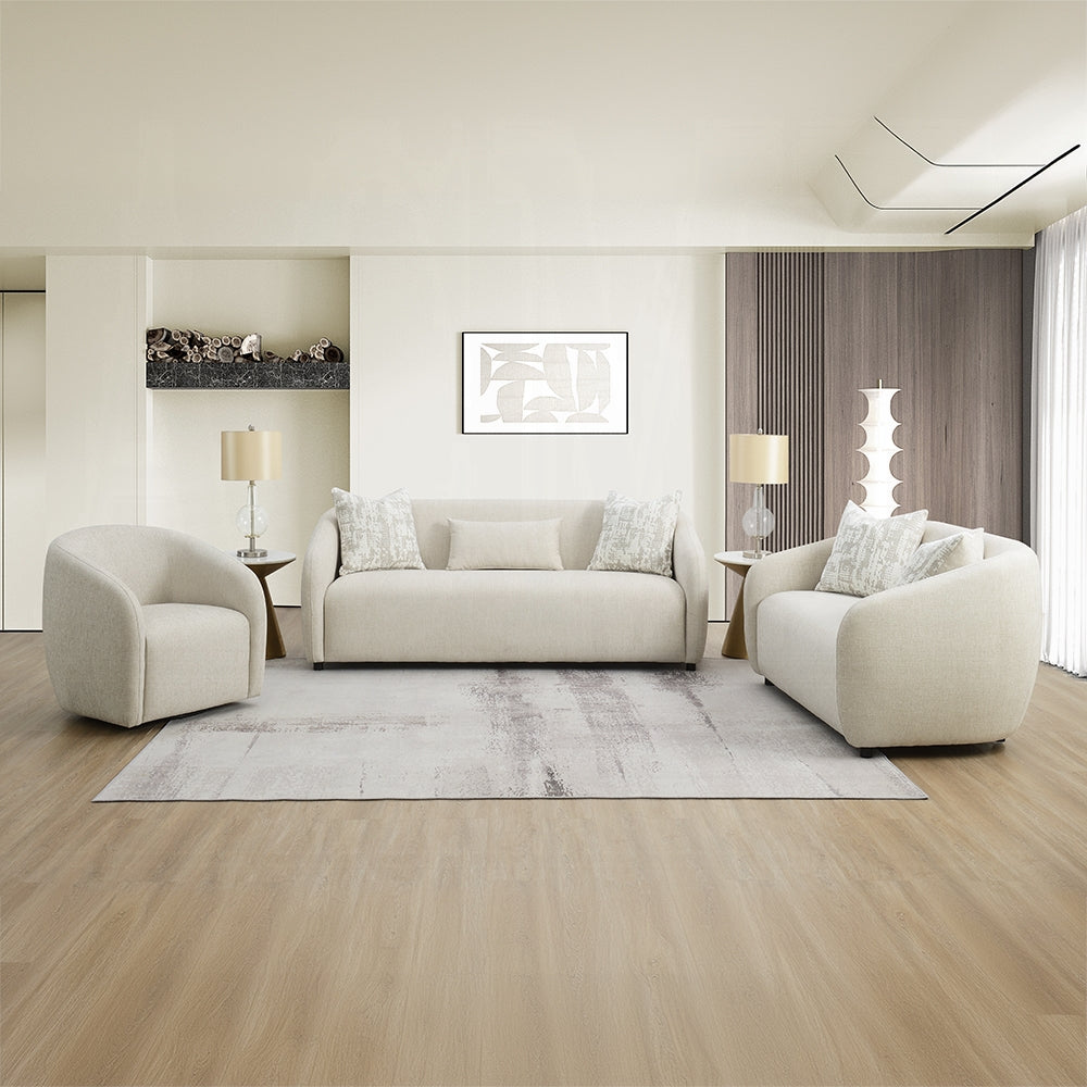 Etienne Beige Linen Sofa Collection by Acme