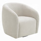 Etienne Beige Linen Swivel Chair LV03582