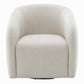 Etienne Beige Linen Swivel Chair LV03582