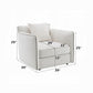 Yolanda Beige Chenille Chair LV03607