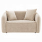 Keith Beige Chenille 2 Pc Sofa Set