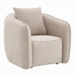 Keith Beige Chenille Chair LV03612