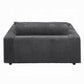 Hilde Dark Gray Corduroy Chaise LV03691