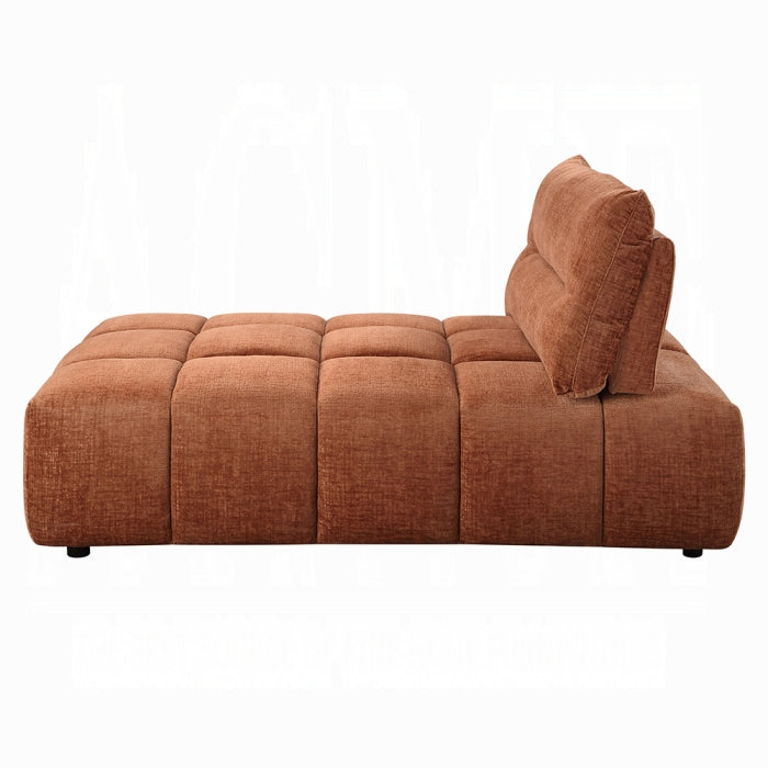 Loanna Red Linen Modular Sectional