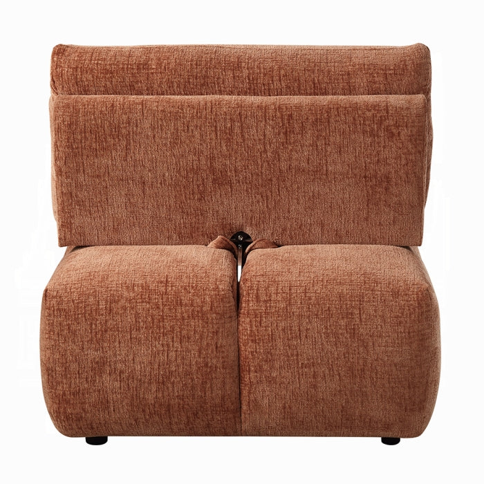 Loanna Red Linen Modular Sectional