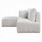 Manya Ivory Corduroy Sectional Sofa