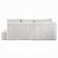 Manya Ivory Corduroy Sectional Sofa