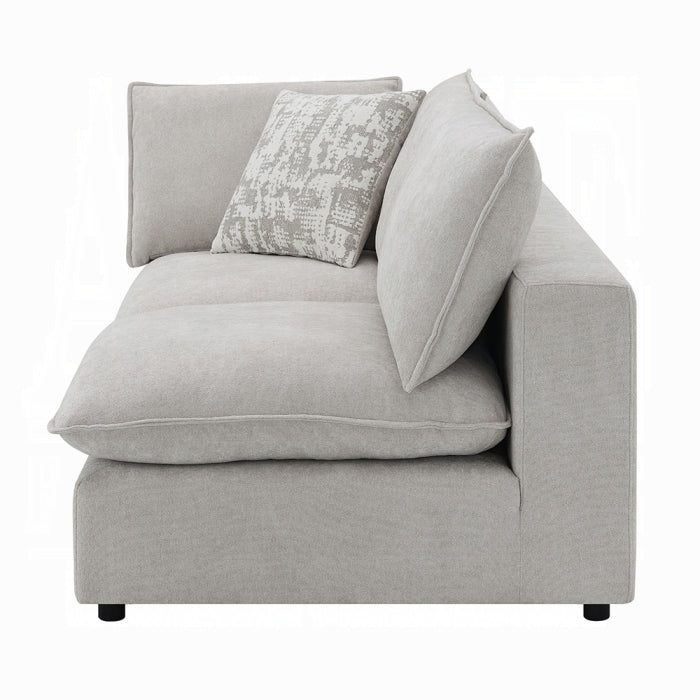 Marisa 8 Pc Modular Beige Boucle Sectional