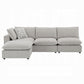 Marisa 8 Pc Modular Beige Boucle Sectional