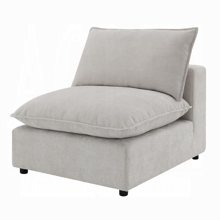 Marisa 8 Pc Modular Beige Boucle Sectional