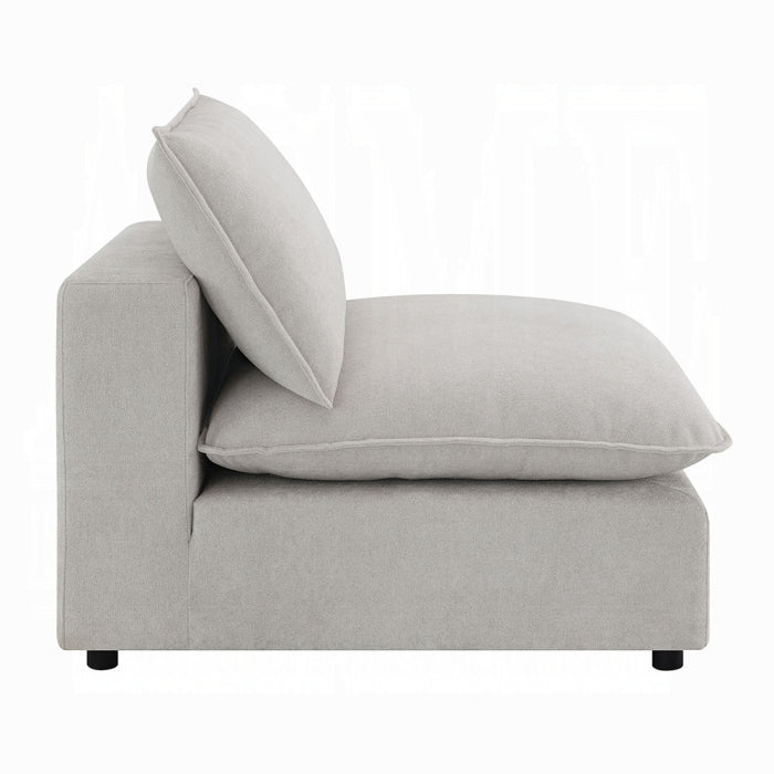 Marisa 8 Pc Modular Beige Boucle Sectional