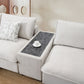 Marisa 8 Pc Modular Beige Boucle Sectional