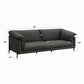 Tadi Gray Top Grain Leather Sofa Collection