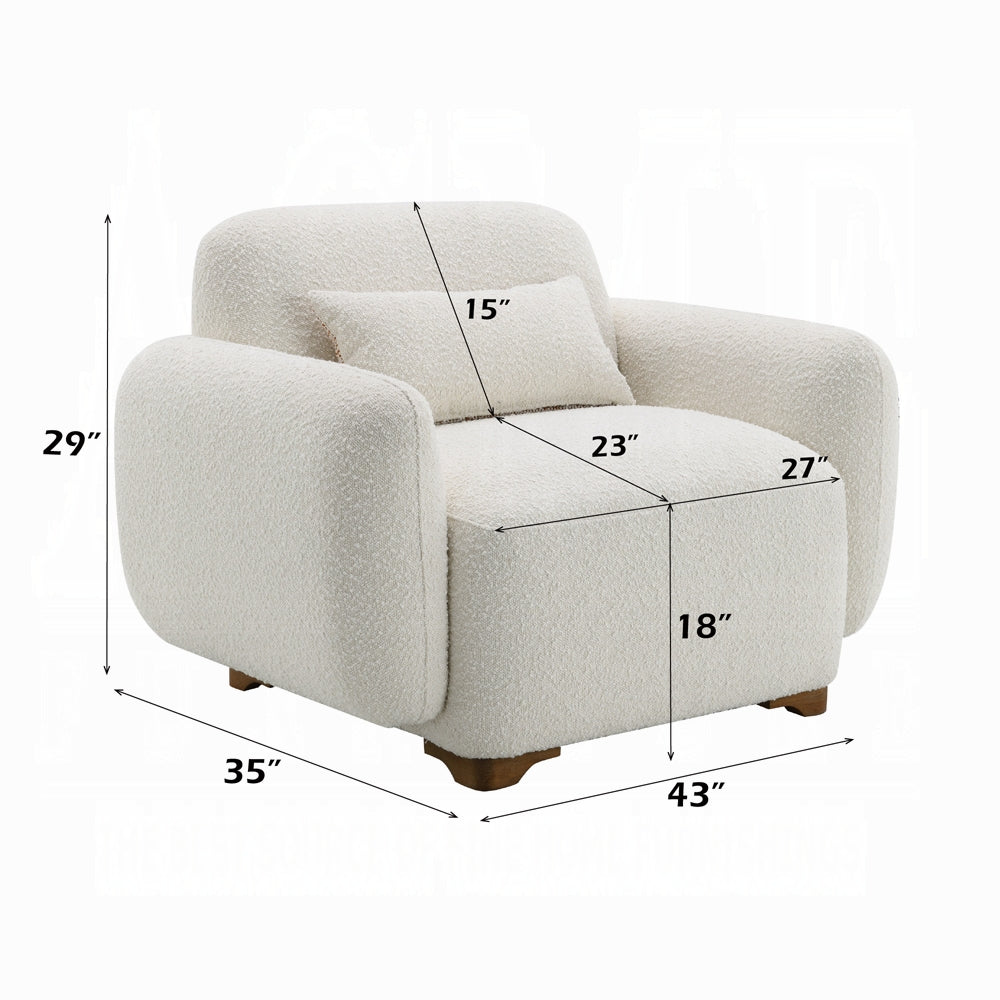 Darius Beige Boucle Chair LV04542