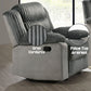 Lesley Gray Glider Recliner LV04622