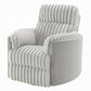 Emee Gray Corduroy Recliner LV04640