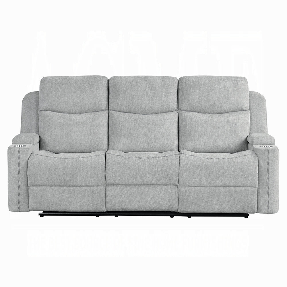 Gayla 2 Pc Beige Chenille Motion Sofa Collection