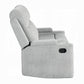 Gayla 2 Pc Beige Chenille Motion Sofa Collection