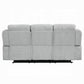 Gayla 2 Pc Beige Chenille Motion Sofa Collection