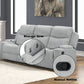 Gayla 2 Pc Beige Chenille Motion Sofa Collection