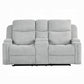 Gayla 2 Pc Beige Chenille Motion Sofa Collection