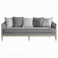 Fernando 2 Pc Gray Chenille Sofa Set