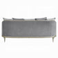Fernando 2 Pc Gray Chenille Sofa Set