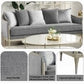 Fernando 2 Pc Gray Chenille Sofa Set