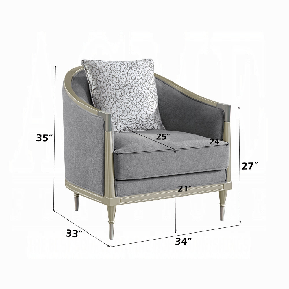 Acme Furniture Fernando Gray Chair