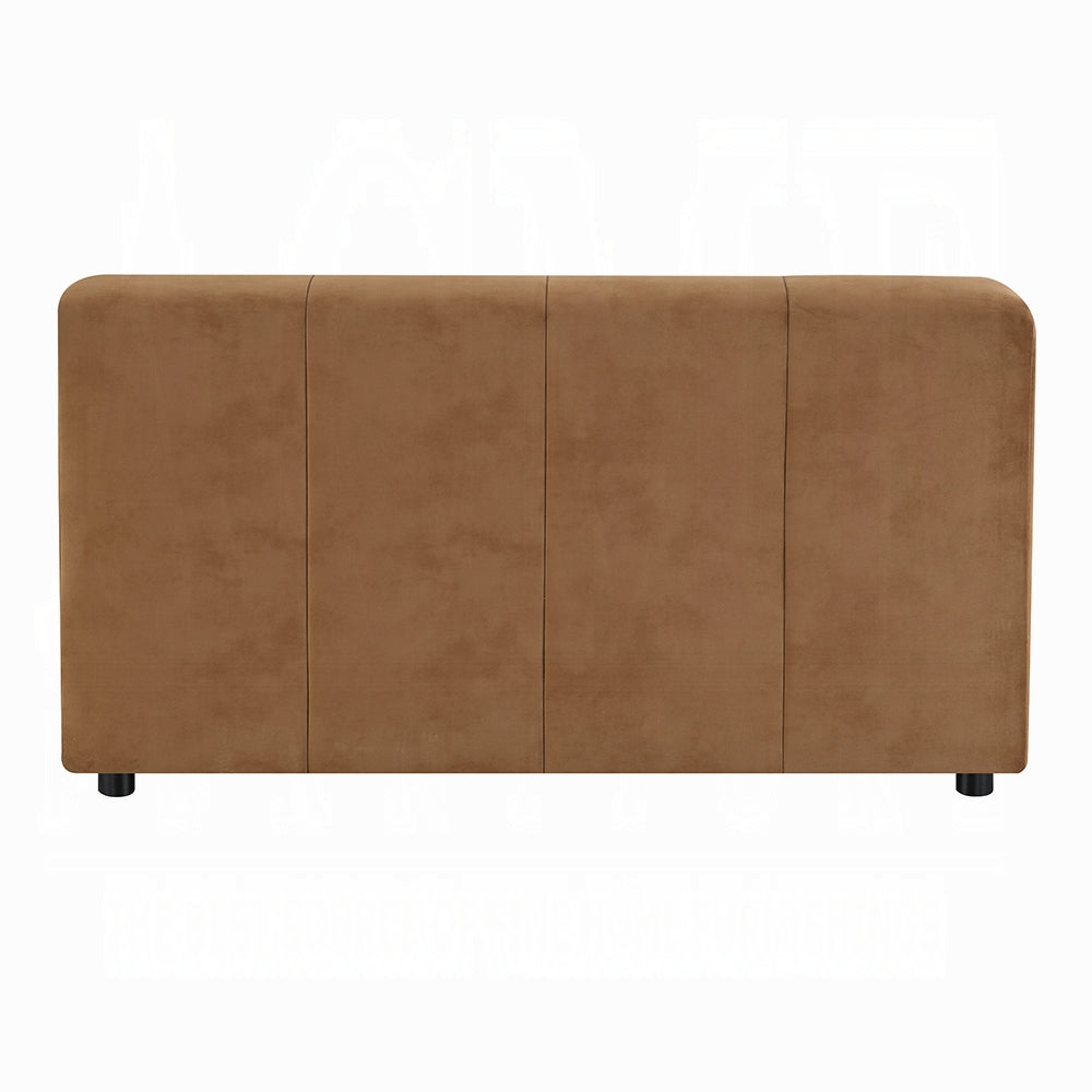 Zoey Chocolate Suede Modular Sectional