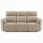 Elison Beige Microfiber 2 Pc Sofa Set
