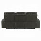Taddeo Power Motion Gray Sofa & Loveseat