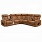 Taddeo Brown Power Motion Sectional