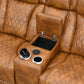 Taddeo Brown Power Motion Sectional