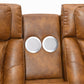Taddeo Brown Power Motion Sectional
