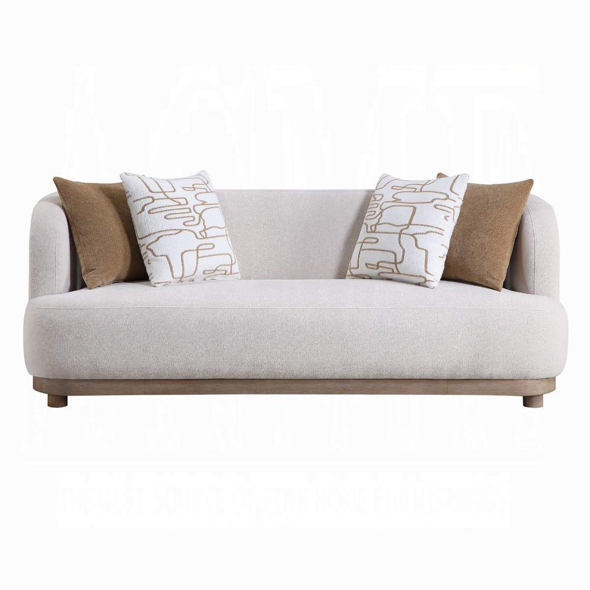 Duncan Beige Chenille 2 Pc Sofa Collection