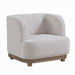 Duncan Beige Chenille Chair LV07262