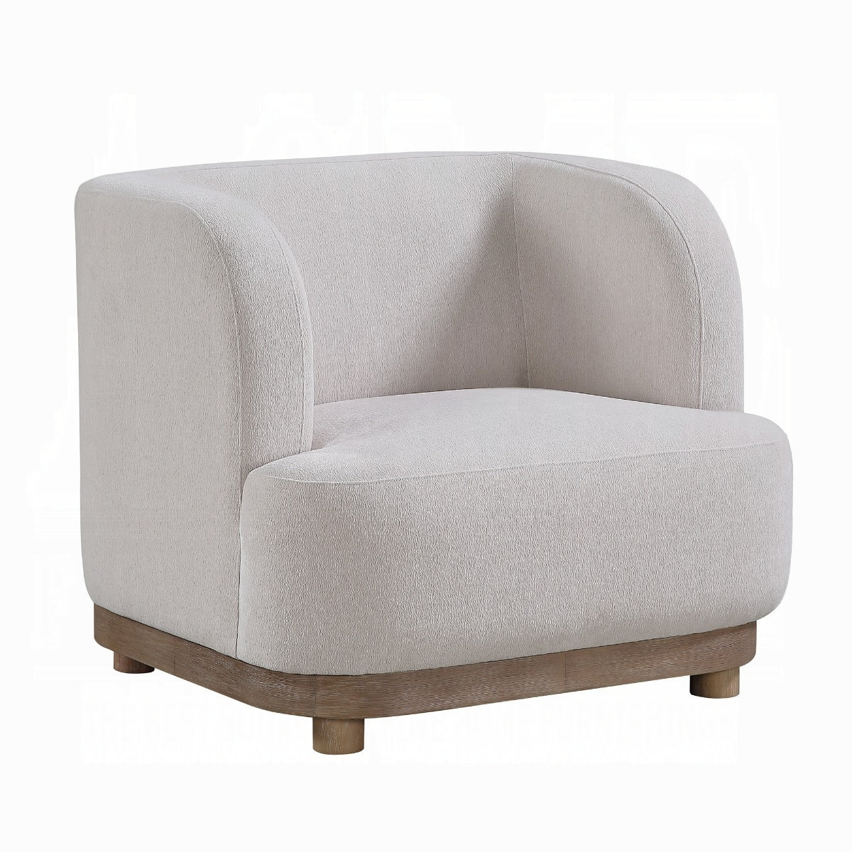 Duncan Beige Chenille Chair LV07262