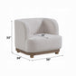 Duncan Beige Chenille Chair LV07262