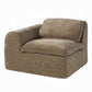 Almano Modular Brown Chenille LF Arm Chair LV07670