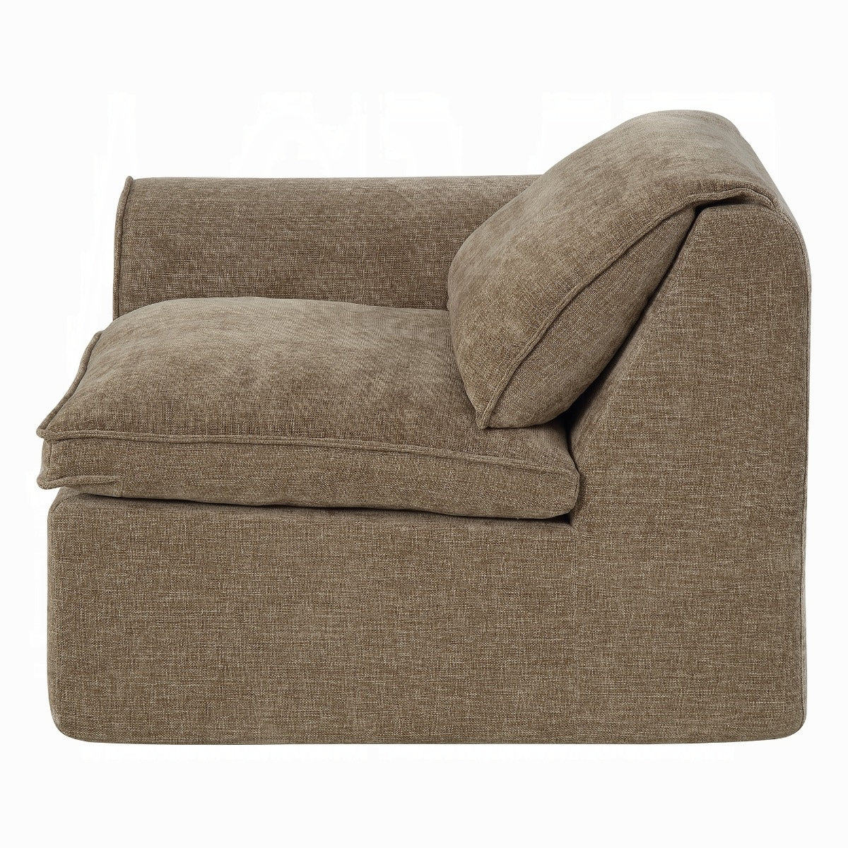 Almano Modular Brown Chenille LF Arm Chair LV07670