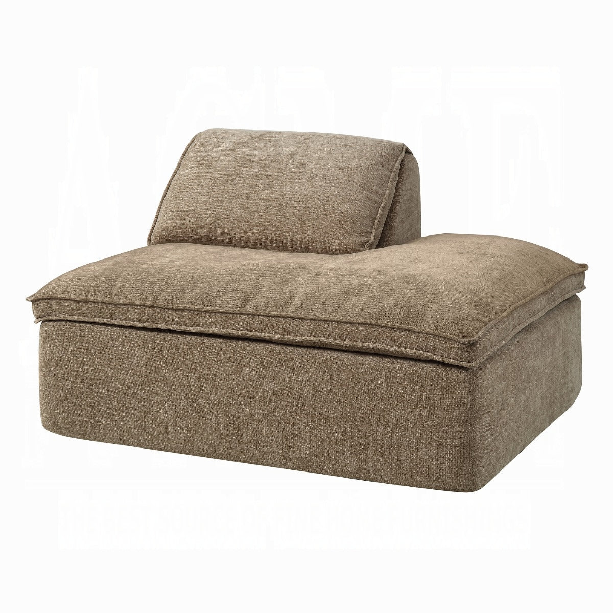 Almano Brown Chenille RF Chaise LV07673