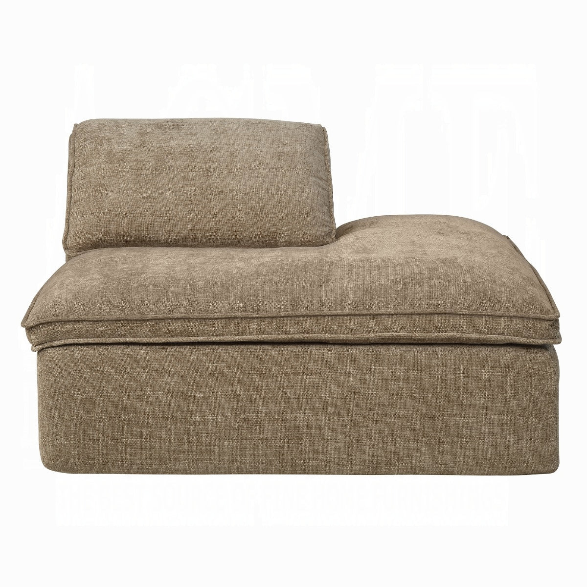 Almano Brown Chenille RF Chaise LV07673
