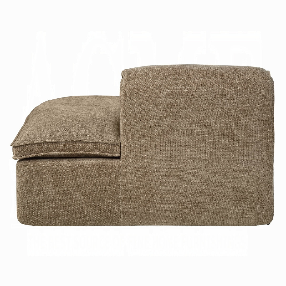 Almano Brown Chenille RF Chaise LV07673
