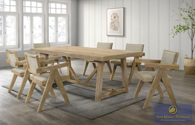 Malibu Kepler Driftwood 7 Pc Dining Set