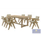 Malibu Kepler Driftwood 7 Pc Dining Set