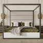 Manhattan 5 Pc Canopy Bedroom Collection by VIG