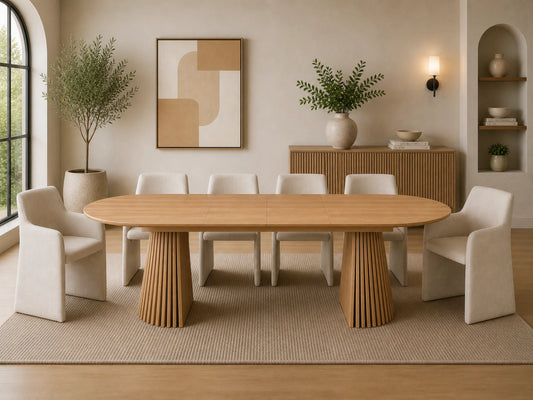 Mila Oak Butterfly Leaf Dining Collection by Sharelle